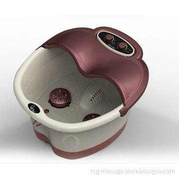Foot Bath Massager with Heating, Rolling